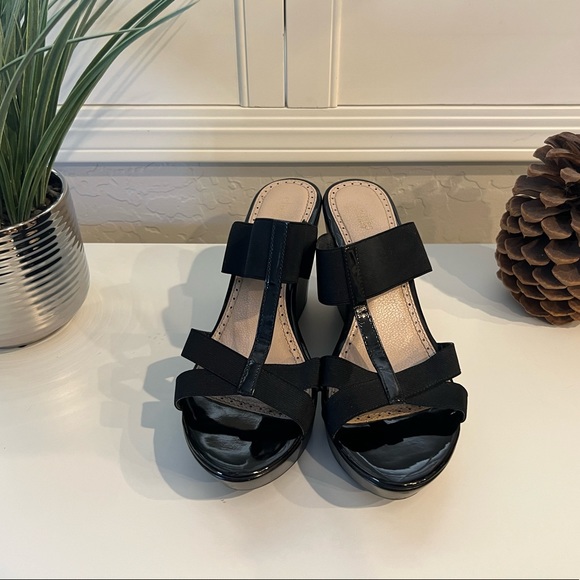 Charles David Black Sandals. Size 11. Worn once.  🌸 - Picture 2 of 9